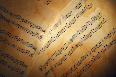 Müzik sayfaları arka plan