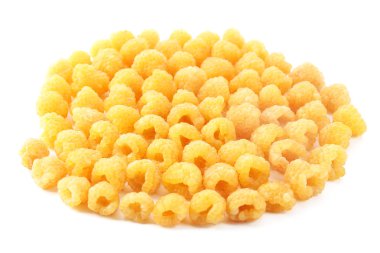 Beyaz izole sarı ahududu