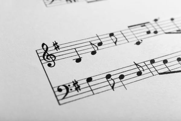 Music sheet background — Stock Photo, Image