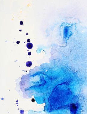 Sulu Boya doku kağıt yakın çekim