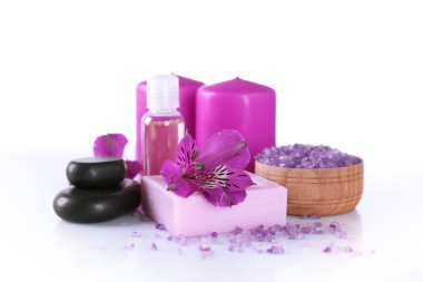 kaplıca tedavisi, beyaz izole güzel kompozisyon