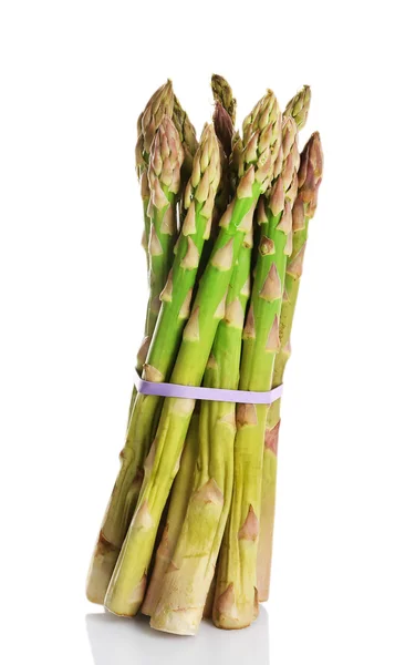 Fresh asparagus isolated white — Stock Photo, Image