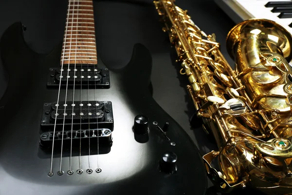 Instrumentos musicais, close up — Fotografia de Stock