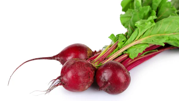 Young beets isolated on white — Stock Photo, Image