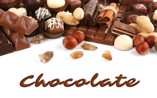 Delicious chocolate candies — Stock Photo, Image