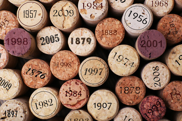 Wine corks background