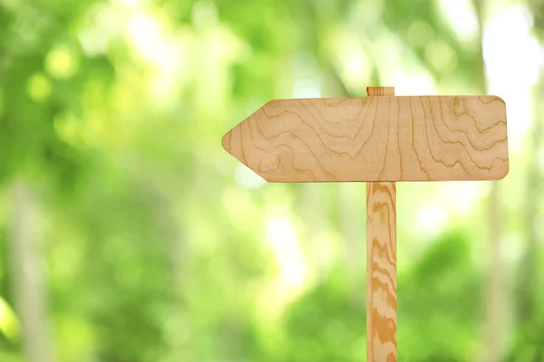 Wooden sign arrow — Stock Photo, Image