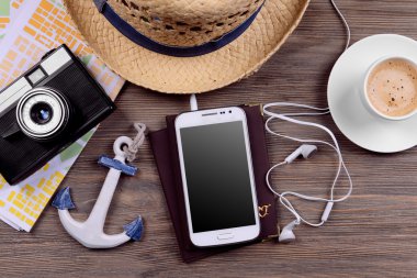 seyahat için rezervasyon bilet yakın çekim hazırlanıyor