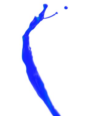 beyaz izole sıçramasına boya