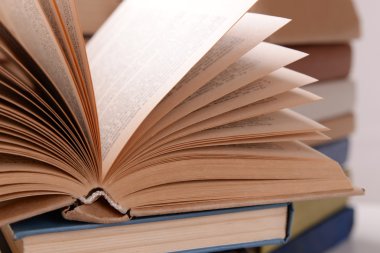 yığın kitap yakın çekim
