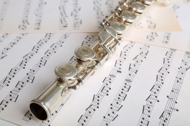 Flüt müzik arka plan notları