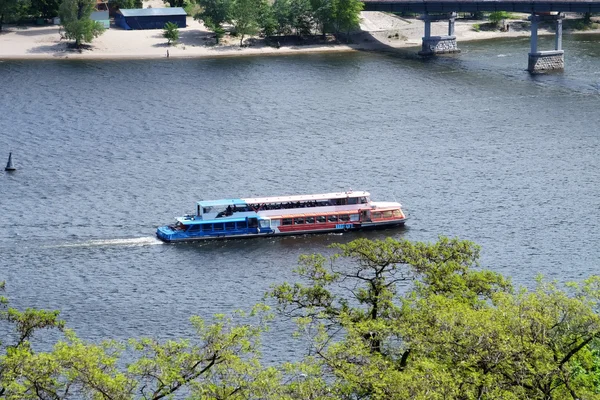 Vista do rio Kiev Dnipro — Fotografia de Stock