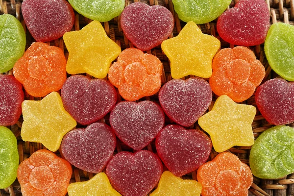 Gummy snoepjes close-up — Stockfoto