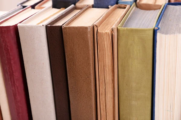 Heap of books close up — Stock Photo, Image