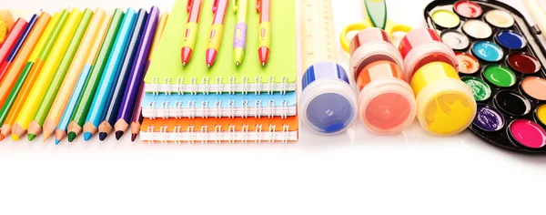 Colorful school stationery — Stock Photo, Image