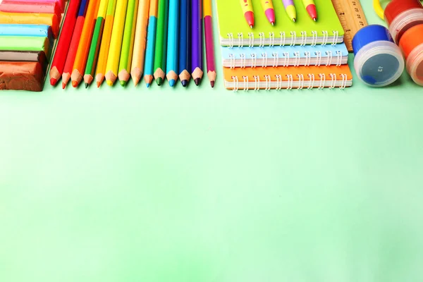 Papelería escolar colorida — Foto de Stock