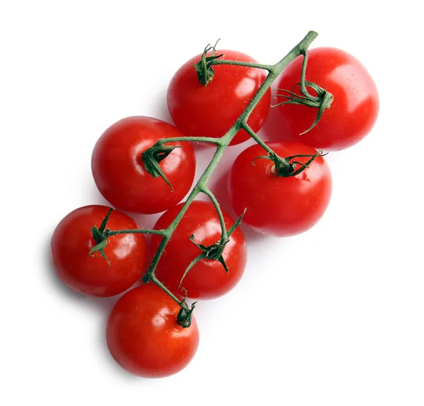 Cherry tomatoes isolated on white — Stock Photo, Image