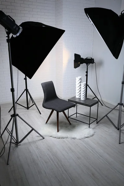 Studio fotografico con interni moderni — Foto Stock