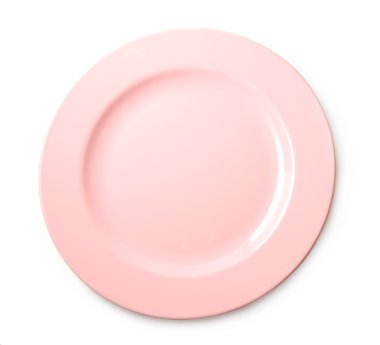 Boş renkli plaka üzerinde beyaz izole