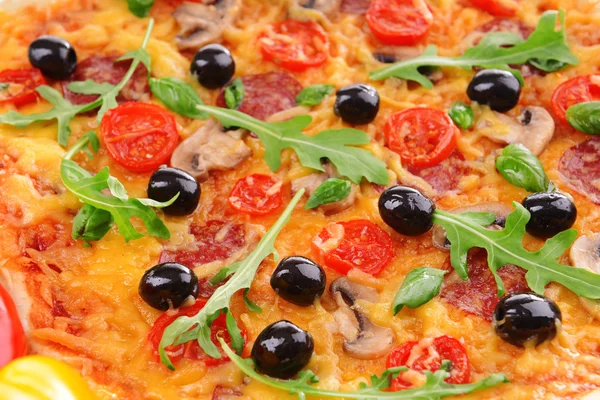 Deliziosa pizza fatta in casa — Foto Stock