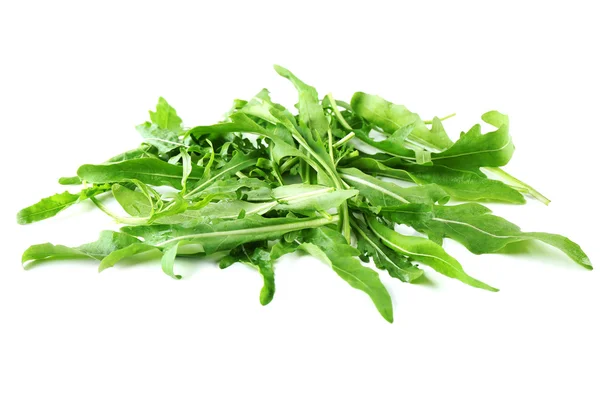 Folhas de arugula verdes — Fotografia de Stock