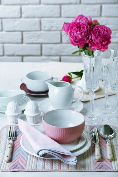 Beautiful table setting — Stock Photo, Image