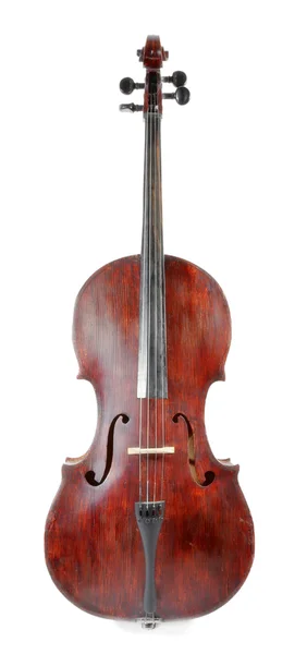 Cello isoliert auf Weiß — Stockfoto