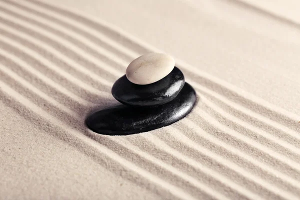 Zen garden with stones — Stock Photo, Image