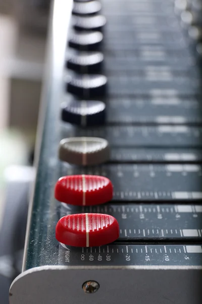 Sound music mixer control panel — Stock Photo, Image