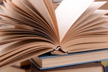 yığın kitap yakın çekim