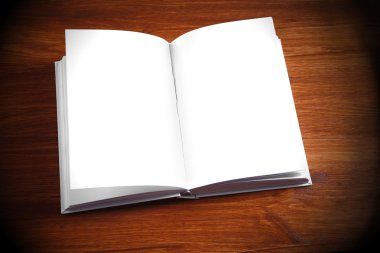Boş açık kitap