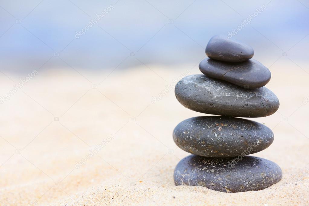 Zen stones balance
