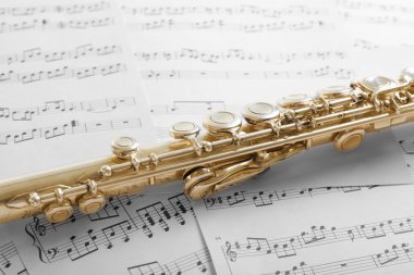 Müzik notaları flüt