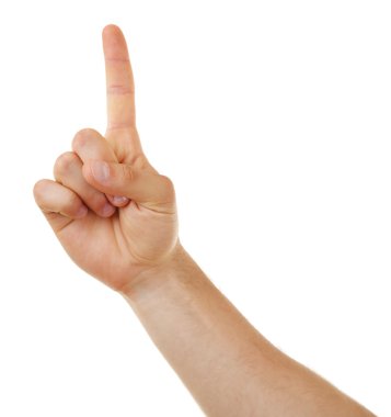 Erkek el yakın çekim