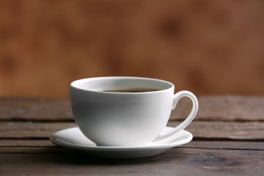 Kahve üzerinde arka plan bulanık