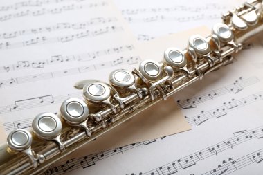 Flüt müzik arka plan notları
