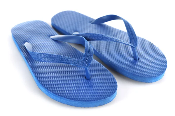 Blue beach shoes — Stock Photo, Image