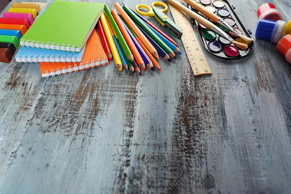 Colorful school stationery — Stock Photo, Image