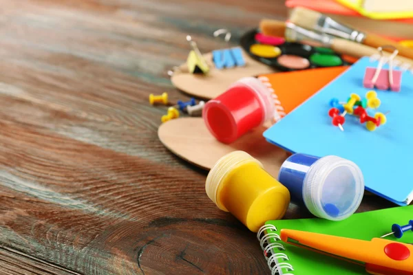 Colorful school stationery — Stock Photo, Image