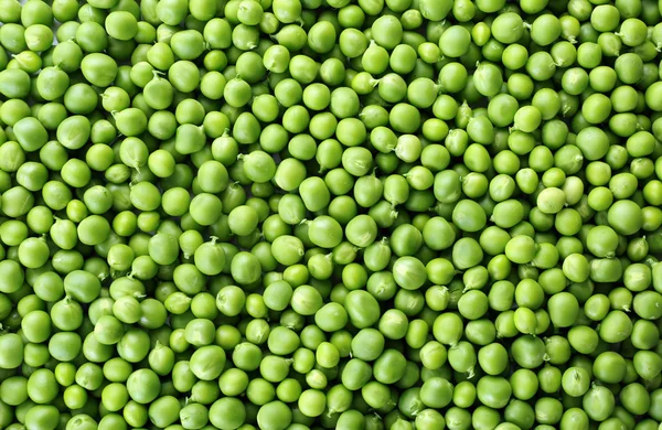 Tas de pois verts frais de près — Photo