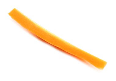 dilimlenmiş havucu üzerine beyaz izole