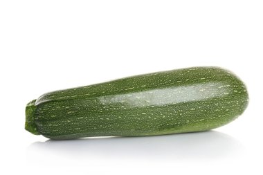 Fresh zucchini isolated on white clipart