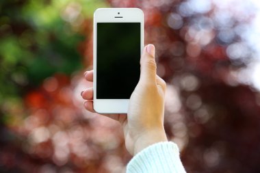 Doğa akıllı telefon ile resim çekmek