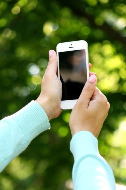 Doğa akıllı telefon ile resim çekmek