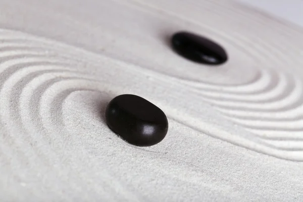 Zen garden with stones — Stock Photo, Image