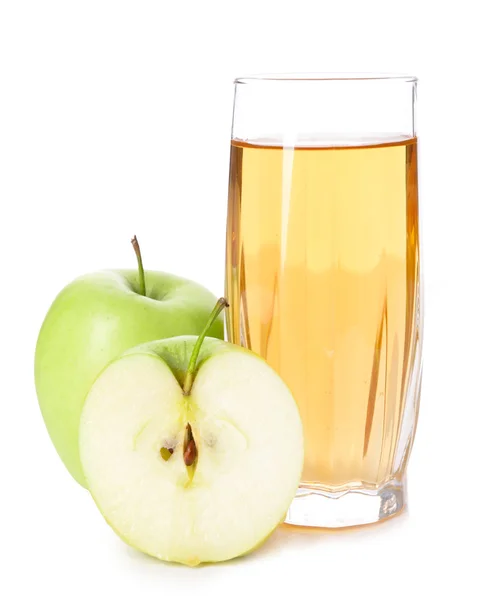 Vaso de zumo de manzana —  Fotos de Stock