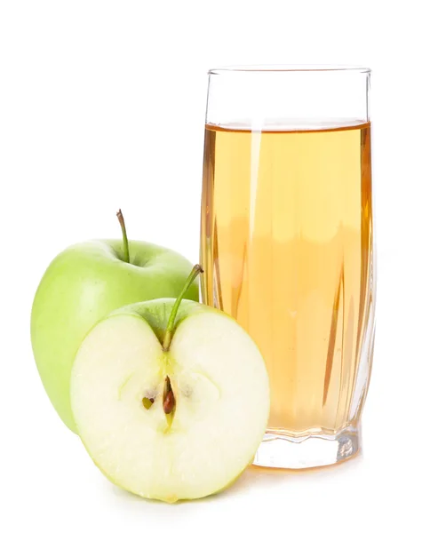 Vaso de zumo de manzana — Foto de Stock