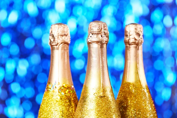 Bouteilles de champagne décorées — Photo
