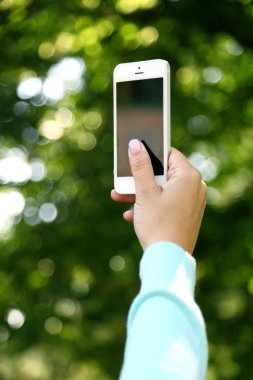 Doğa akıllı telefon ile resim çekmek