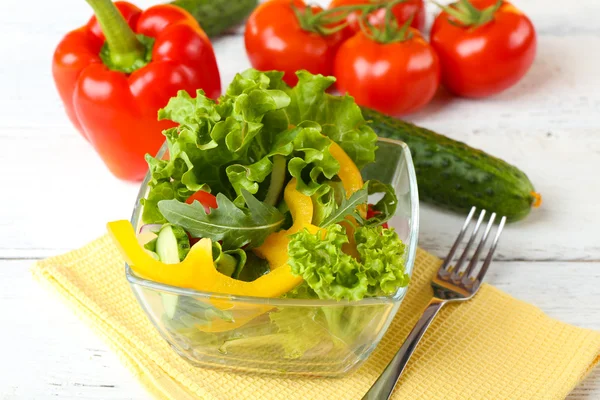 Verse groenten Salade in kom — Stockfoto